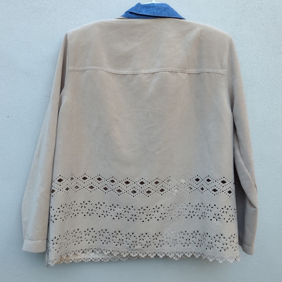 Vintage Monique Jeans Western Style Top Jacket Size 14 - Picture 5 of 9